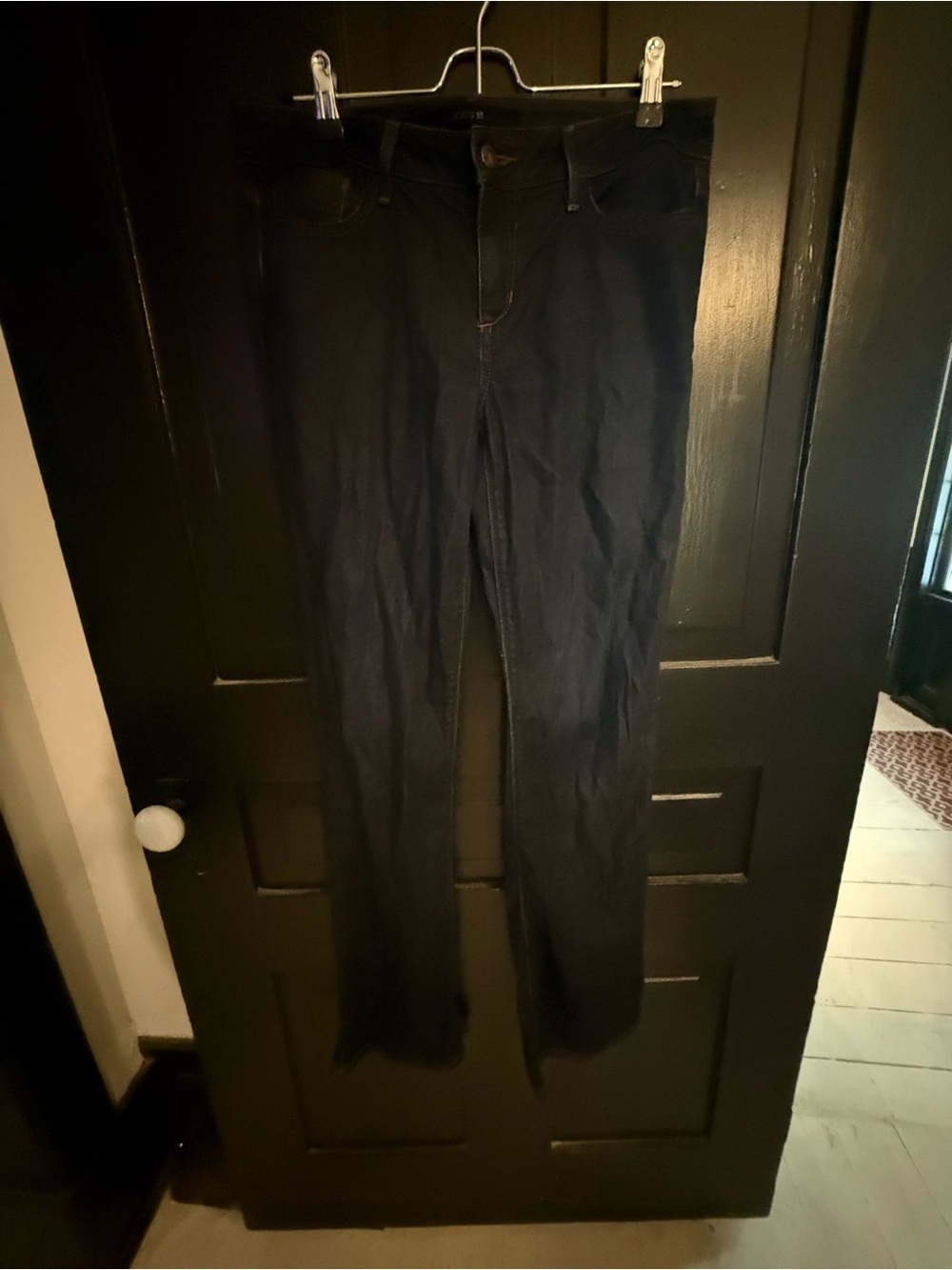 Joe's Jeans Black Straight-Leg Jeans